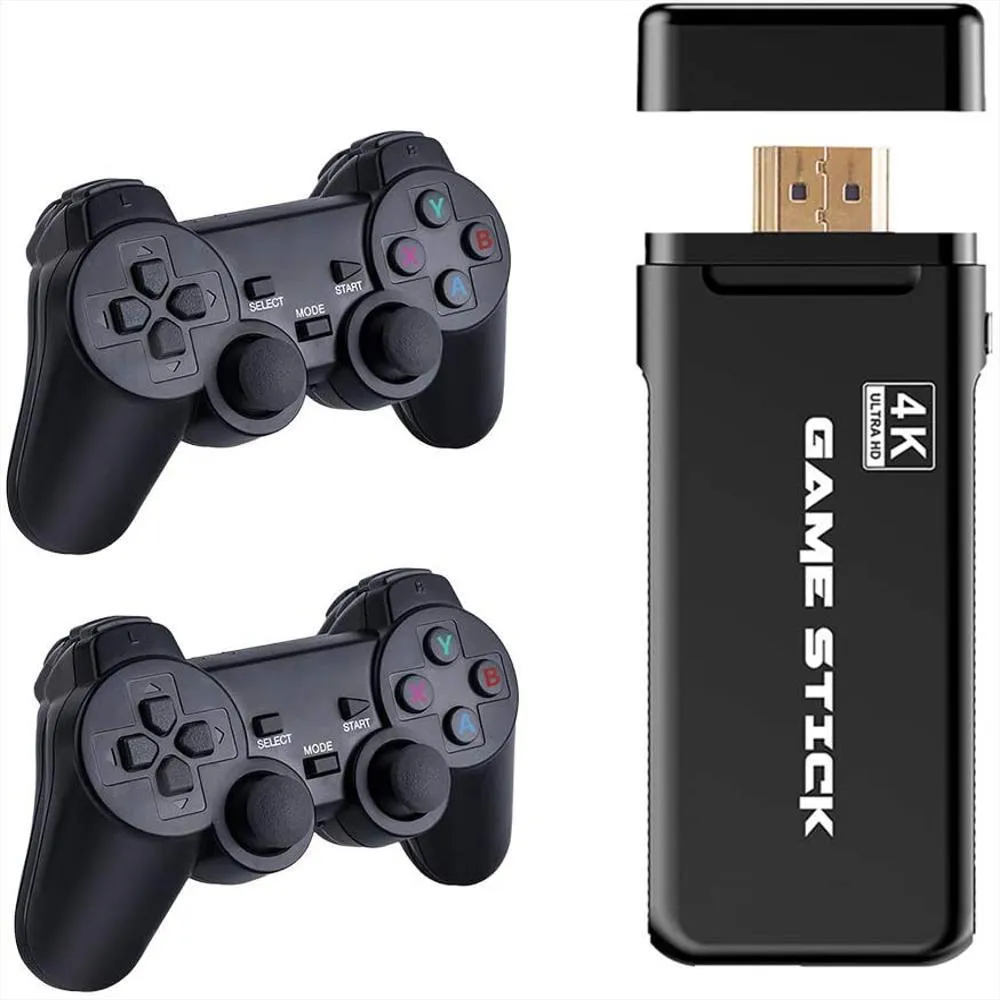MaxPlay™- Game Stick y Audífonos Bluetooth: ¡juega, escucha y vive la emoción!